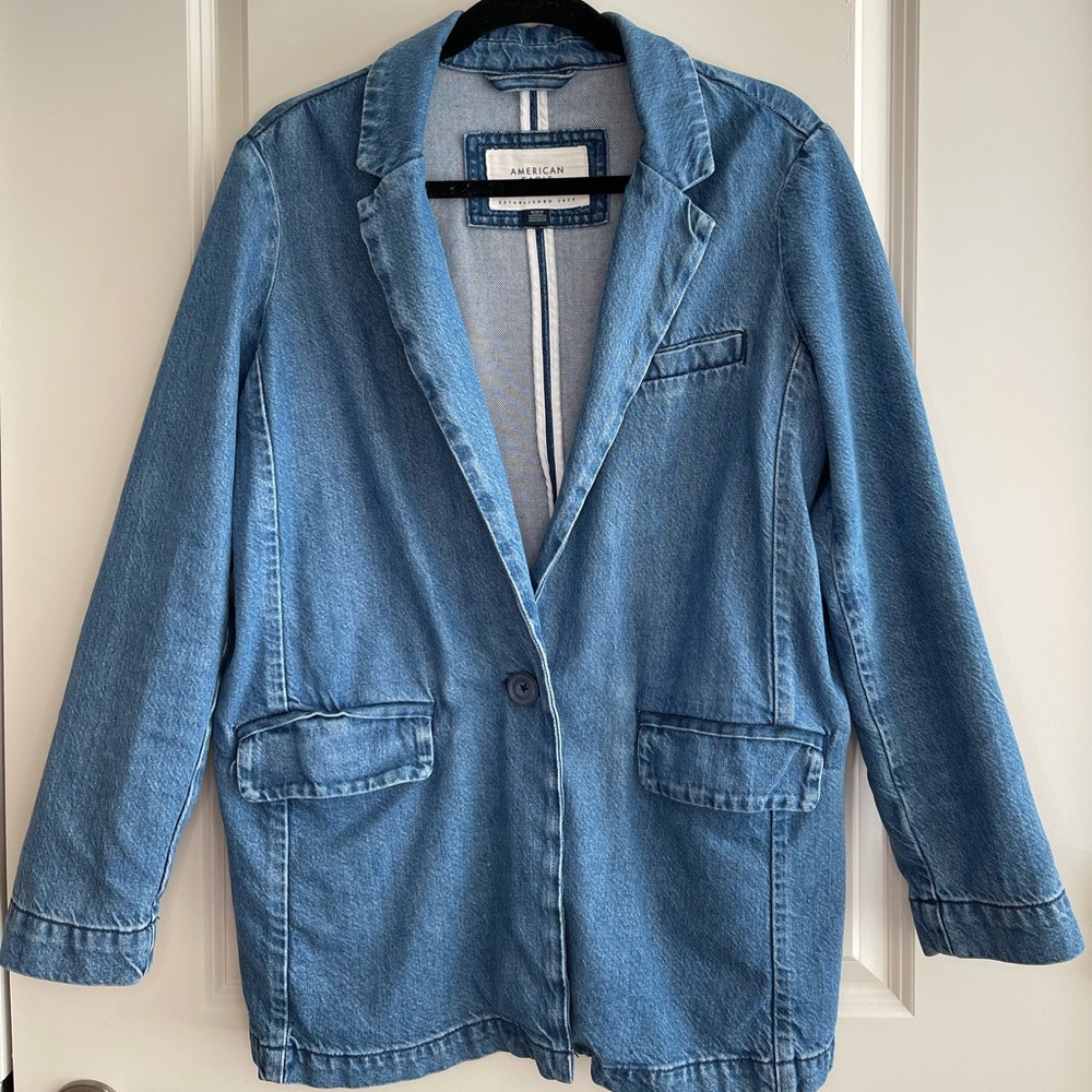 American Eagle – oversized denim Blazer – Size M